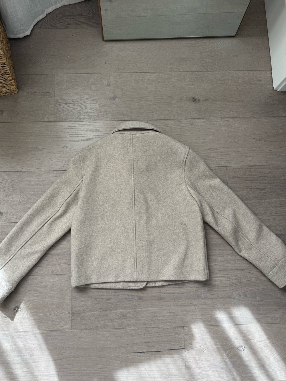 Zara Light Cream Jacket - Picture 3 of 7